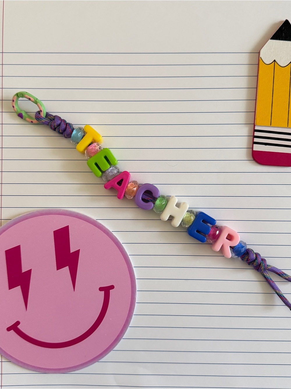 Teacher Bag Charm | Keychain | Back to School